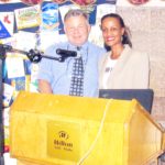 Sophia Bekele a Rotary Paul Harris Fellow and CEO of CBS International, invited to address the Rotary Club of Addis Ababa and Rotary Club West